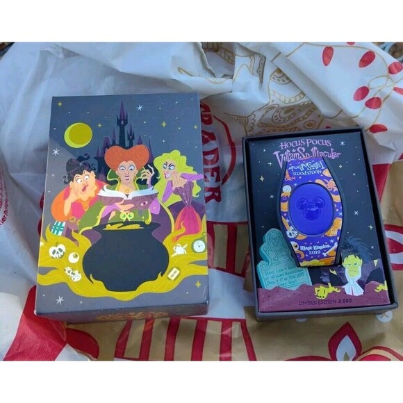 2019 Disney Hocus Pocus Villain Spelltacular Magic Band LE 2000 Halloween Horror